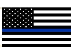 Thin Blue Line Flag, Patriotism, Law Enforcement, Tribute, Respect PNG
