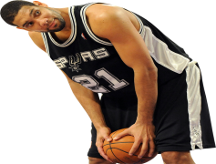 Tim Duncan, Power Forward, Hall Of Fame, Spurs Icon, NBA MVP PNG