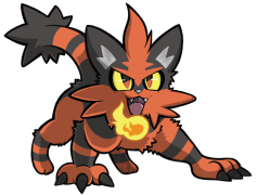 Torracat Pokemon, Fire Type, Alolan Region, Feline Pokemon, Fierce Predator PNG