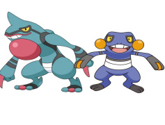 Toxicroak Pokemon, Pugilist Style, Amphibious Creature, Toxic Skin, Dark Humor PNG