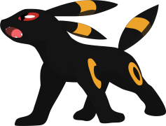Umbreon Pokemon, Nighttime, Dark Type, Special Defense, Evolved Form PNG