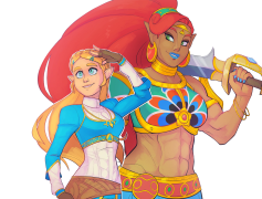 Urbosa, Champion, Courage, Gerudo, Thunder PNG
