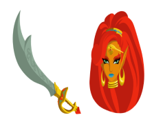 Urbosa, Champion, Gerudo, Warrior, Thunder PNG