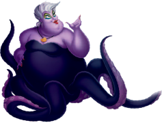 Ursula, Mermaid, Enchantress, Disney, Ocean PNG