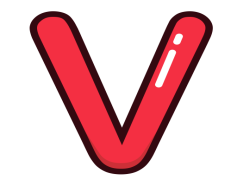 V Letter, Modern, Symbol, Vector, Alphabet PNG
