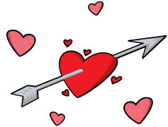 Valentine Heart Arrow, Affection, Gift, Love, Symbol PNG