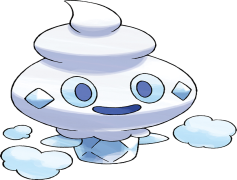 Vanillite Pokemon, Sweet Flavor, Snowy Environment, Ice Type, Pokémon Battle PNG