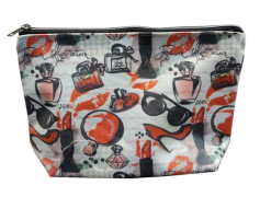 Vanity Case Bag, Cosmetic Organizer, Fashion Accessory, Beauty Tote, Travel Essentials PNG