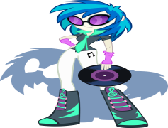 Vector DJ Girl, Turntables, Party, Entertainment, Nightlife PNG