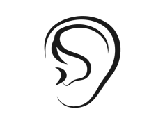 Vector Ear, Frequency, Waveform, Hearing, Music PNG