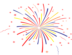 Vector Fireworks, Event, Explosive, Colorful, Sparkle PNG