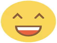 Vector Flat Circle Emoji, Digital Expression, Visual Element, Round Symbol, Minimalist Emoticon PNG