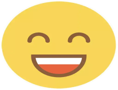 Vector Flat Circle Emoji, Minimalist Graphic, Expressive Mark, Digital Emoticon, Geometric Figure PNG