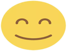 Vector Flat Circle Emoji, Round Symbol, Simple Emoticon, Geometric Shape, User Interface Element PNG