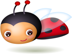 Vector Ladybug Insect, Cute Beetle, Insect Icon, Garden Creature, Nature Symbol PNG