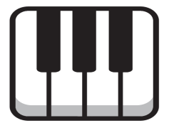 Vector Music Keyboard, Synthesizer, Sound Production, Piano Keys, Music Composition PNG