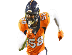 Von Miller, NFL Star, MVP, Linebacker, Pass Rusher PNG