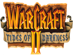 Warcraft II Tides Of Darkness Logo, Iconic Symbol, Orcs And Humans, Dark Realms, Nostalgic Adventure PNG