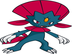 Weavile Pokemon, Dark Type, Ice Type, Sinnoh Region, Sharp Claws PNG