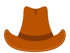 Western Cowboy Hat, Country Style, Rustic Fashion, Western Wear, Outdoor Headwear PNG