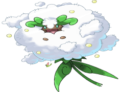 Whimsicott Pokemon, Cotton, Fluffy, Whimsical, Prankster PNG