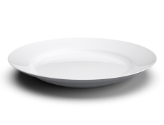 White Plate, Modern, Dining, Tableware, Kitchen PNG