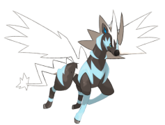 Zebstrika Pokemon, Zebra Inspiration, Evolved Form, Electric Type, Thunderbolt Attack PNG