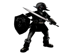 Zelda Dark Link, Hero, Villain, Swordplay, Enemy PNG
