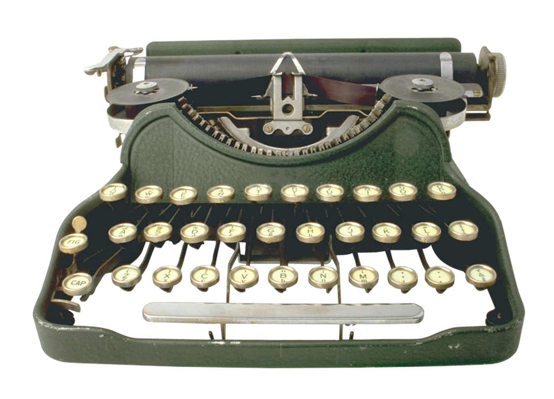 Antique Typewriter, Vintage, Nostalgic, Collectible, Retro PNG