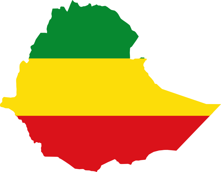 Ethiopia Flag, African Heritage, Tri-Color, National Symbol, Freedom PNG