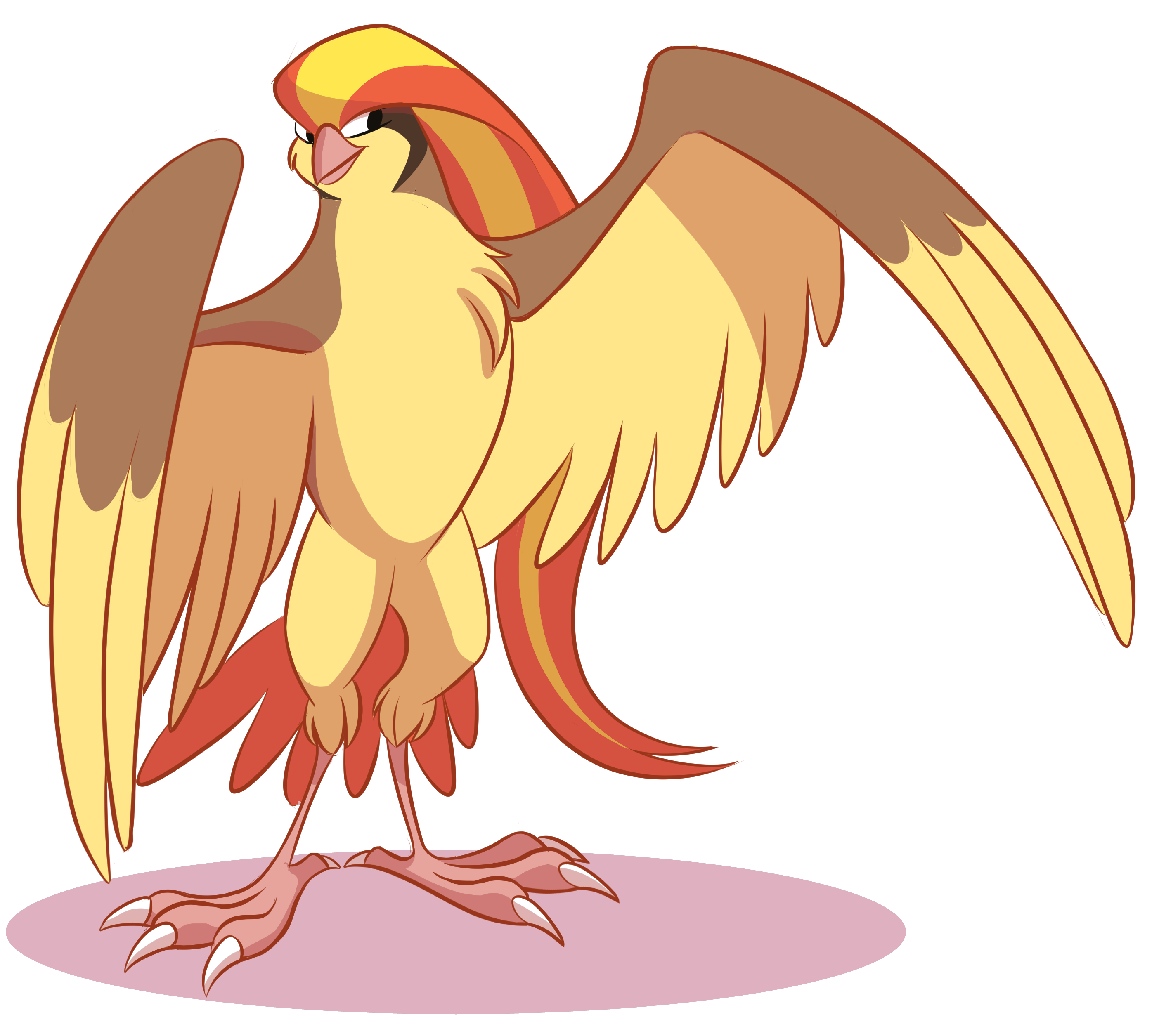 Pidgeot Pokemon, Flying Type, Evolution Stage, Feathered Wings, Air Slash PNG