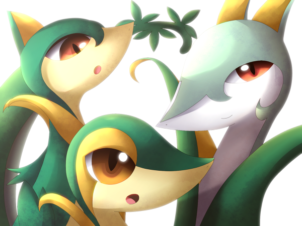 Servine Pokemon, Grass Type, Evolutionary Stage, Serpent Form, Leaf Blade PNG